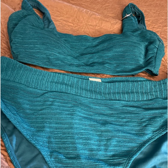 Time and Tru Swim Nwt 2 Piece Bathing Suit Size 214 Textured Fabric Poshmark